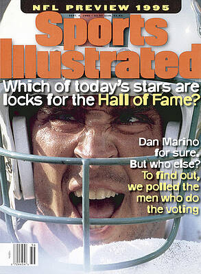 Ball Photograph - Miami Dolphins Qb Dan Marino, 1995 Nfl Football Preview Sports Illustrated Cover by Sports Illustrated