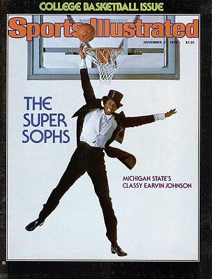 Earvin Johnson on Sports Illustrated Cover Wall Art