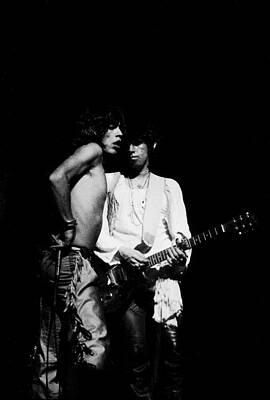 Wall Art featuring the photograph Mick And Keith by Steve Wood