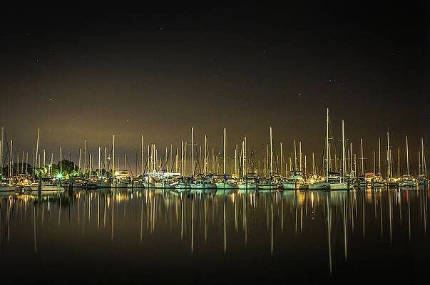 Reflection Wall Art featuring the photograph Midnight Reflections by Joe Leone