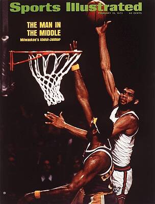 Kareem Abdul-Jabbar On Sports Illustrated Cover Photograph