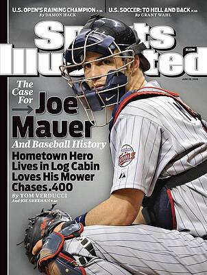 Joe Mauer on Sports Illustrated Cover Wall Art