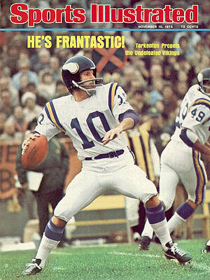 Fran Tarkenton on the Field Wall Art