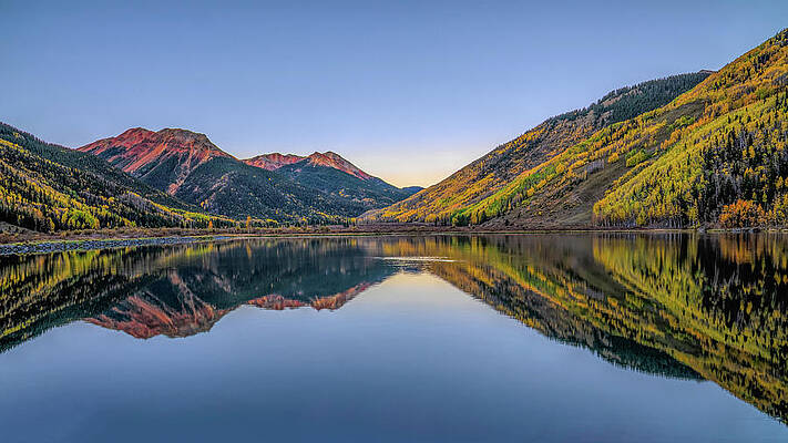 Sunrise Photograph - Crystal Lake Sunrise #1 by Chris Allmendinger