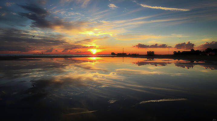 Reflection Wall Art featuring the photograph Mirrored Sky In Chicago by Owen Weber