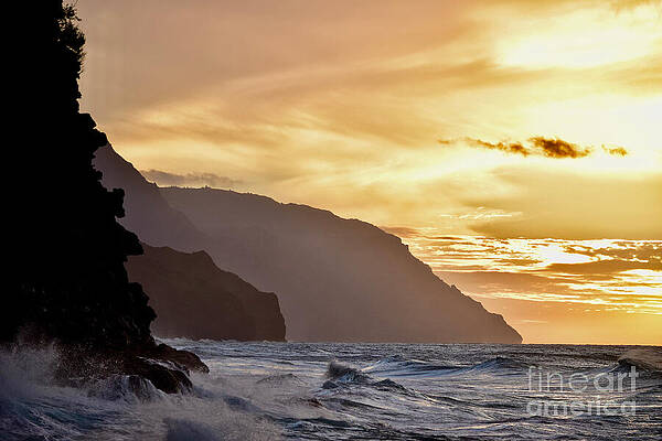 Wall Art featuring the photograph Moana Sunset by Debra Banks