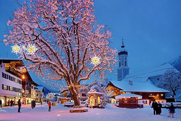 Germany Wall Art featuring the digital art Mohrenplatz Square, Bavaria, Germany by Reinhard Schmid