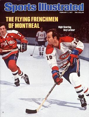 Guy Lafleur on Sports Illustrated Cover Photograph