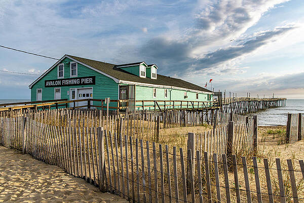 Wave Wall Art featuring the photograph Morning At Avalon Pier 2 by Donna Twiford