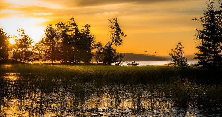 Panoramic Wall Art featuring the photograph Morning Castoff by Owen Weber