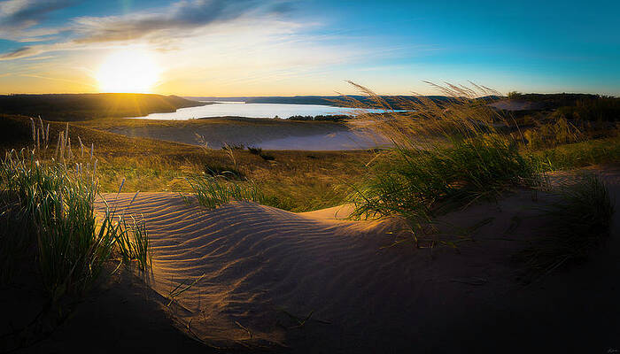 Beach Wall Art featuring the photograph Morning On The Dune Climb by Owen Weber