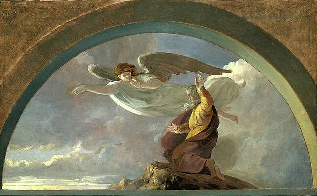 Moses and the Angel Wall Art