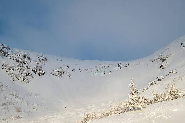 Wall Art featuring the photograph Mountain Light, Tuckerman Ravine by Jeff Sinon
