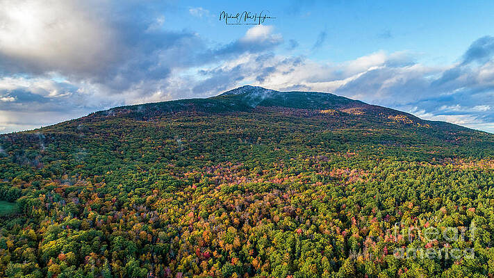 Fall Photograph - Mountain That Stands Alone by Veterans Aerial Media LLC