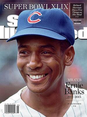 Celebrating Ernie Banks on Sports Cover Wall Art