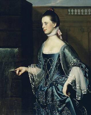 John Singleton Copley Painting - Mrs. Daniel Sargent by John Singleton Copley