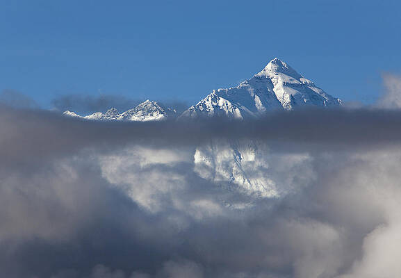 Wall Art featuring the photograph Mt. Everest Chomolungma by Ed Freeman