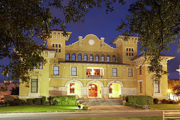 Florida Wall Art featuring the digital art Museum In Historic District by Richard Taylor