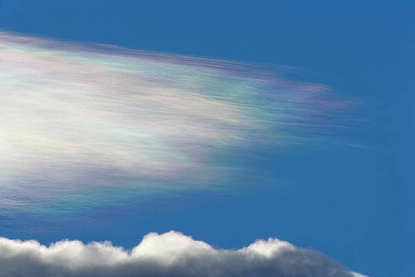 Wall Art featuring the photograph Nacreous Clouds, Patagonia, Argentinal by Eastcott Momatiuk