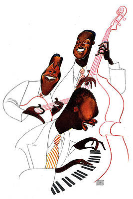 Nat King Cole Trio Performance Drawing