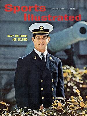 Joe Bellino on Sports Illustrated Cover Photograph
