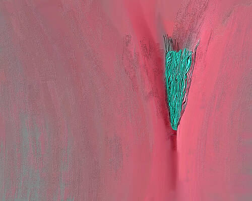 Wall Art featuring the digital art Nestled by Marina Flournoy