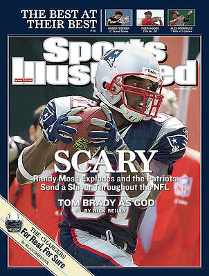 Randy Moss on Sports Illustrated Cover Wall Art