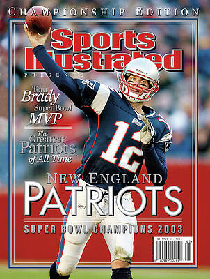 Tom Brady on Sports Illustrated Cover Photograph