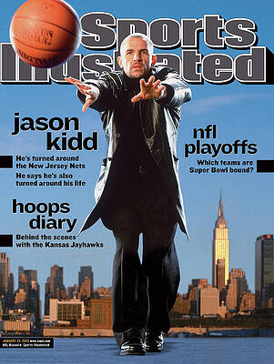 Jason Kidd on Sports Illustrated Cover Wall Art