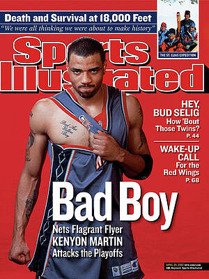 Kenyon Martin Sports Illustrated Cover Wall Art