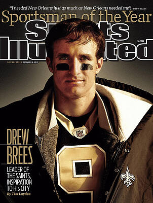 Drew Brees Sportsman of the Year Photograph