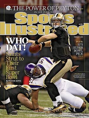 Sports Illustrated Cover Featuring Football Game Photograph