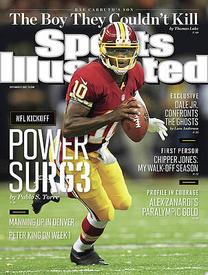 NFL Star on Sports Illustrated Cover Photograph