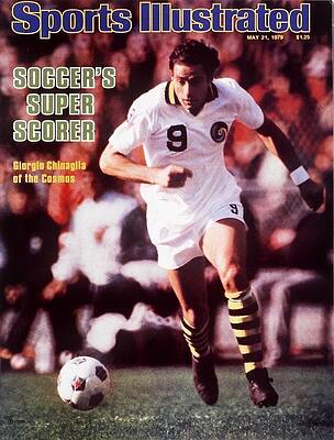 Giorgio Chinaglia Soccer Action Photograph