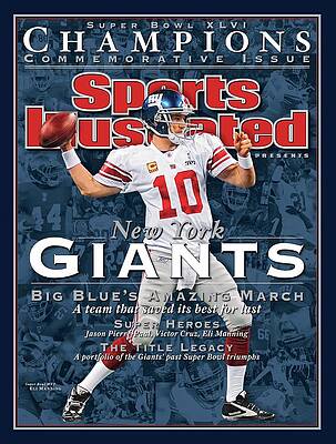 Eli Manning Super Bowl Champions Cover Photograph