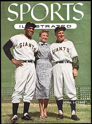 Sports Illustrated Giants Cover April 1955 Photograph