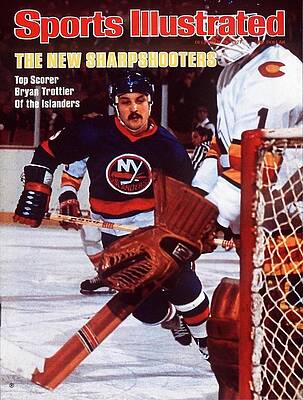 Bryan Trottier on Sports Illustrated Cover Wall Art