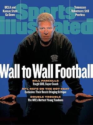 Bill Parcells on Sports Illustrated Cover Photograph