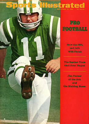 Photograph - New York Jets Jim Turner Sports Illustrated Cover by Sports Illustrated