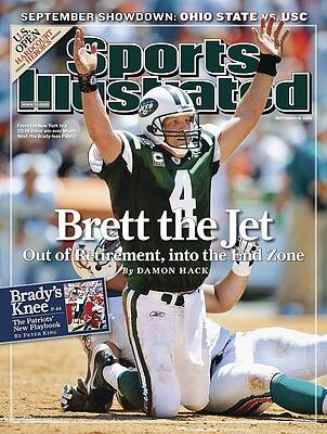 Brett Favre on Sports Illustrated Cover Photograph