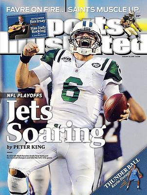 Jets Quarterback Celebrates Victory Wall Art