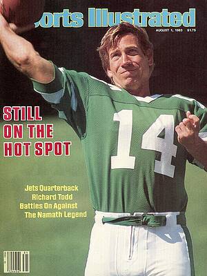 Richard Todd on Sports Illustrated Cover Photograph
