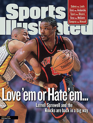 Latrell Sprewell on Sports Illustrated Cover Photograph