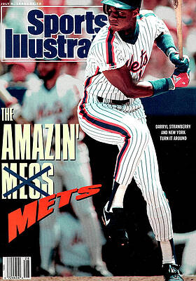 Darryl Strawberry in Action Wall Art