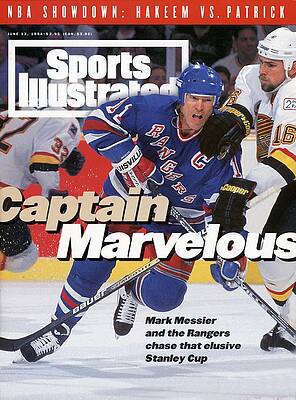 Mark Messier on Sports Illustrated Cover Wall Art
