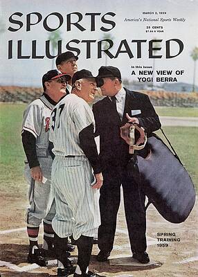 Yogi Berra on Sports Illustrated Cover Photograph