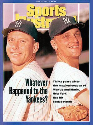 Mickey Mantle and Roger Maris on Cover Wall Art