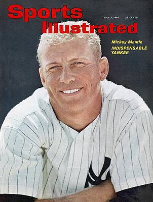 Mickey Mantle on Sports Illustrated Cover Wall Art