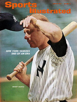 Mickey Mantle on Sports Illustrated Cover Wall Art