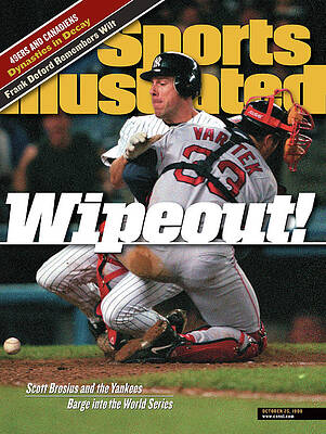 Yankees and Red Sox Collision Photograph